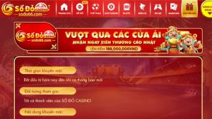 Vượt qua các cửa ải Sodo66 nhận phần thưởng cực chất